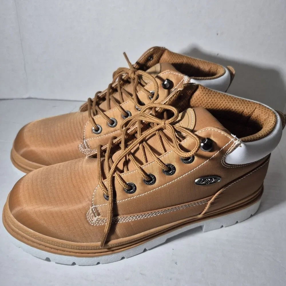 Lugz Drifter Ripstop Mens Brown White Chukka Boots Size 10 44 EUR MDRST-741